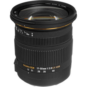  Sigma 17-50mm f/2.8 EX DC OS HSM Auto Focus Wide Angle Zoom Lens for for Canon EOS Digital SLR Cameras - USA WArranty 