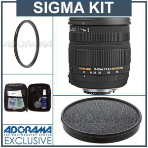 Sigma 17mm-70mm f/2.8-4 DC Macro OS HSM Lens for Sigma -BUNDLE-: Picture 1 regular