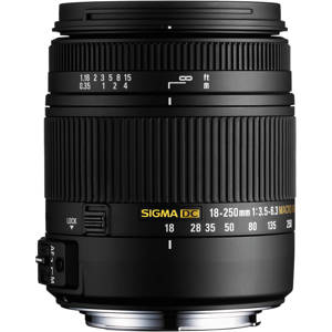  Sigma 18-250mm f/3.5-6.3 DC Macro HSM Zoom Lens for Pentax Digital SLR Cameras - USA Warranty 