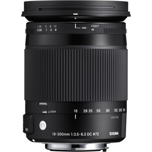  Sigma 18-300mm F3.5-6.3 DC Macro OS HSM for Sigma DSLR Cameras 