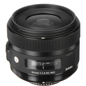  Sigma 30mm f/1.4 DC HSM ART Lens for Nikon DSLR Cameras, USA Warranty 