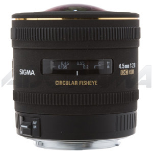  Sigma 4.5mm f/2.8 EX DC HSM Circular Fisheye Auto Focus Lens for Canon EOS Digital - USA Warranty 