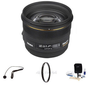 Sigma 50mm f/1.4 EX DG HSM Auto Focus Lens Kit 310-205
