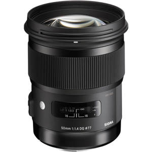  Sigma Sigma 50mm f/1.4 DG HSM ART Lens for Sigma Cameras - USA Warranty 