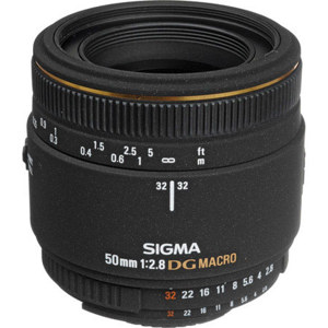  Sigma 50mm f/2.8 EX DG Auto Focus Macro Lens for Nikon AF Cameras U.S.A. Warranty 