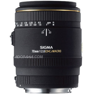 Sigma 70mm f/2.8 EX DG Auto Focus Macro Lens 270109