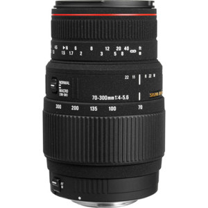  Sigma 70-300mm f/4-5.6 APO DG Macro Tele Zoom Lens for the Maxxum & Sony Alpha Mount - USA Warranty 
