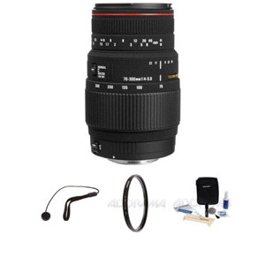 Sigma 70-300mm f/4-5.6 APO DG Macro Tele Zoom Lens Kit 508109 K