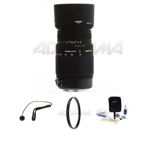 Sigma 70-300mm f/4-5.6 DG OS (Optical Stabilizer) Telephoto Zoom Lens Kit SG70300OSCAK