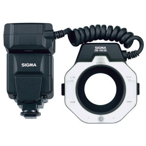  Sigma EM-140 DG Macro Flash for Nikon TTL-BL, i-TTL, D-TTL SLRs, Guide Number of 45 with ISO 100 Feet. 