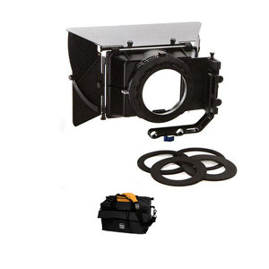  Shape Matte Box 4x4 Bundle With Porta Brace Matte Box Case Black #MB-1B 