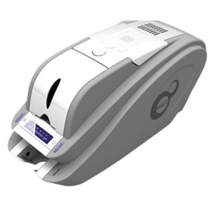 Sinfonia SMARTSS 300dpi Single-Sided Dye-Sublimation Printer, 720 Cards/Hour Monochrome Print Speed, 100/40 Cards Hopper/Stacker Capacity, USB Interface 