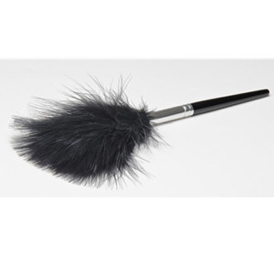  Sirchie Marabou Feather Duster, Latent Print Brush, Black 