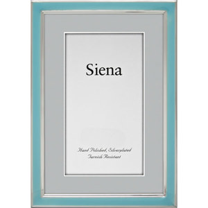 Tizo Design Siena Narrow Enamel Collection 5x7" Frame 5120BBL-57