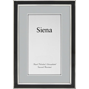 Tizo Design Siena Narrow Enamel Collection 4x6" Frame 5120BLK-46