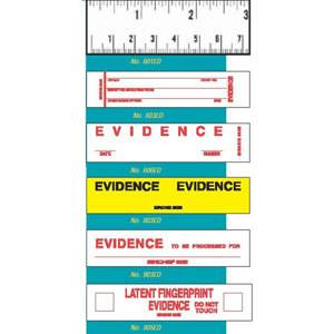  Sirchie 1x500" Evidence Tape with Department Imprint 