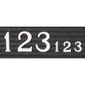  Sirchie 1" Identification Sign Replacement Letters (A-Z) 