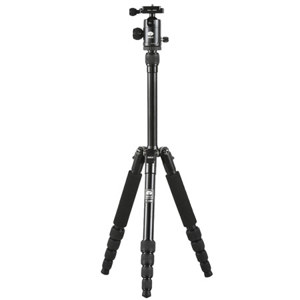  Sirui T-005XK Aluminum Tripod with C-10 Ball Head, Black 