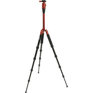  Sirui T-005XR Aluminum Tripod with C-10 Ball Head, Red 