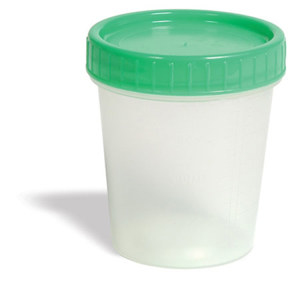 Sirchie Liquid or Solid Specimen Container, 4 oz, Set of 100 