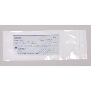 Sirchie Zip-Top Evidence Bag, 4x10x0.004
