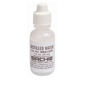  Sirchie Distilled Water, 1 oz (30 ml) Volume 