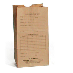 Sirchie Preprinted Kraft Evidence Bag EB000P2M