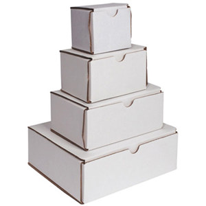 Sirchie Evidence Folding Box, White Corrugated, 7x5x3