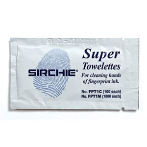 Sirchie SEARCH Super Cleaner Towelettes FPT1M