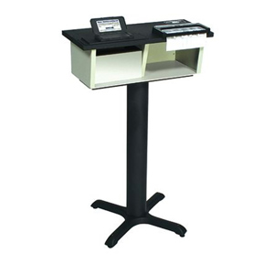  Sirchie Pedestal PrintMatic Flawless Unit with Single Cardholder 