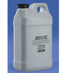 Sirchie Search-O-Line Cleaner, for Cleaning Fingerprint Ink from Ink Slabs, Rollers and Hands, 128 fl. oz. (3.79l) 