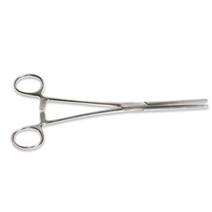 Sirchie 8" Straight Stainless Steel Hemostats