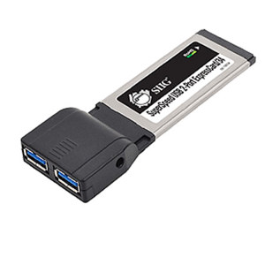 SIIG SuperSpeed USB 3.0 2-Port ExpressCard JUEC0311S1