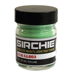 Sirchie GREENCHARGE 1oz Fluorescent Magnetic Latent Print Powder LL603