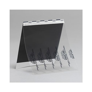  Sirchie 4x4" Write-on Tab Lifter, 12 Each, Black 