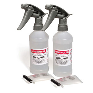 Sirchie Luminol Reagent with Spray Head, 8oz, 2 Pack 