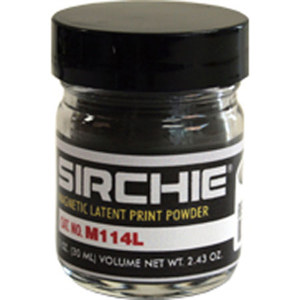  Sirchie Magnetic Latent Print Powder, 1oz, Regular Black 