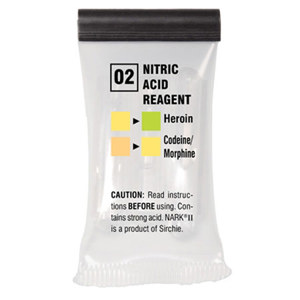  Sirchie Nark II Nitric Acid Reagent, Heroin, Morphine, 10 Presumptive Drug Tests 