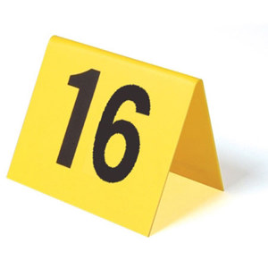  Sirchie Scene Plastic Photo Evidence Numbers (16-50), Short 