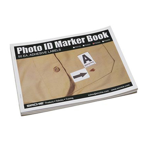 Sirchie Photo ID Marker Book Labels