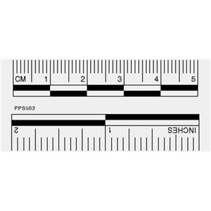 Sirchie Photo Evidence Scale (Adhesive Back) PPS503