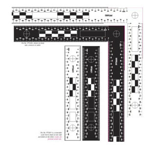  Sirchie Macrography Photography Evidence Scale, Set of 2 