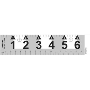  Sirchie Big Numeral Reference Scale, 6"/15.24cm, Set of 12 