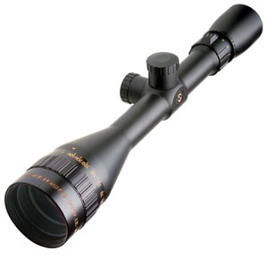  Sightron 4 - 16 x 42mm SII Big Sky Series Rifle Scope, Satin Black Finish with Mil Dot Reticle, AO & Target Turrets 