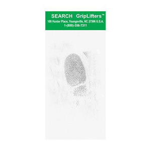  Sirchie 2x4" GripLifters with Printed White Backing Cards, 100 Each 