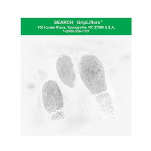  Sirchie 4x4" GripLifters with Plain White Backing Cards, 100 Each 