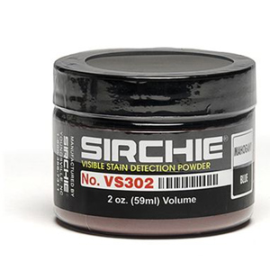  Sirchie Visible Stain Detection Powder, Mahogany/Blue, 2.5oz (74ml) 