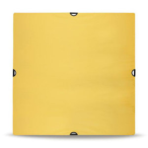 Scrim Jim Gold and White Large Fabric, 72in x 72in: Picture 1 regular