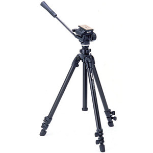  Slik 504QF II Tripod with 3-way Fluid Pan Head with Quick Release 