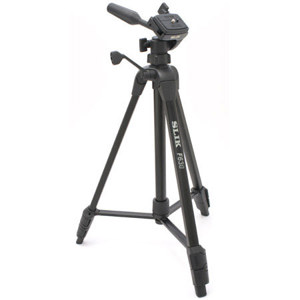  Slik F630 3-Section Tripod with 3-Way Panhead - Maximum Height: 57.87" 